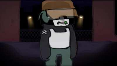 Tankman turns himself into Garcello, funniest shit I've ever seen.