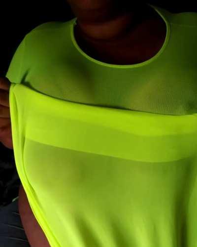 Hard nipples sliding down the fabric before being revealed 😘