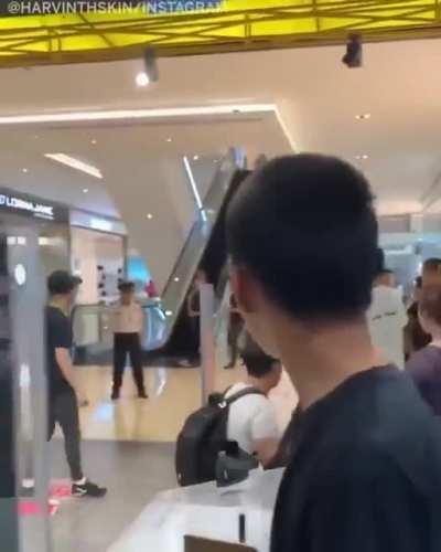 shoe salesman freakout