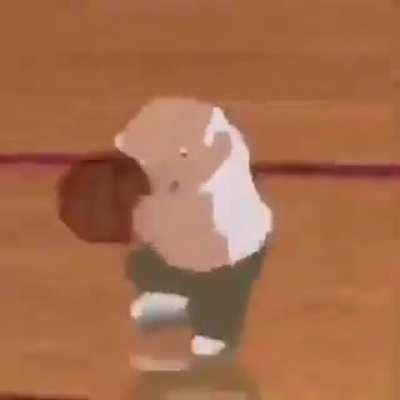 His ass got dunked on