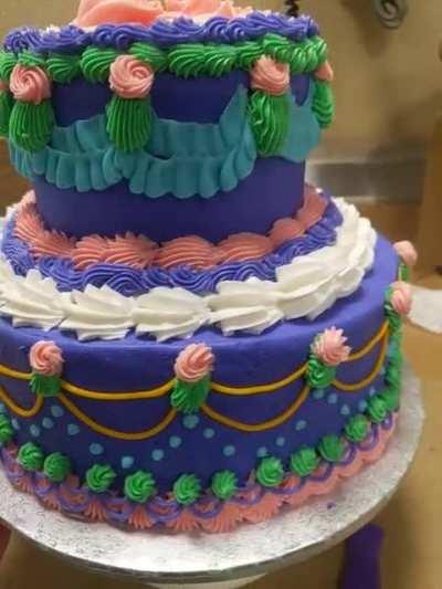 First time doing a cake like this I absolutely am in love