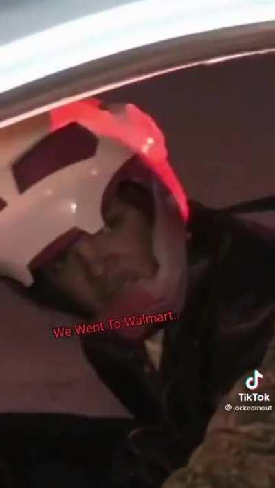 Predator and Iron Man get stopped by the fuzz