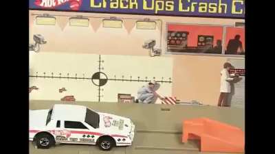 Crack-Ups was a line of Hot Wheels that was produced from 1985 to 1987. Cars that could simulate damage in accidents