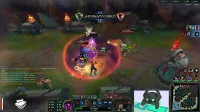 This is how a feed Mordekaiser look like | Mordekaiser 1v4 fight