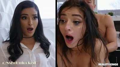 [/r/NsfwUnlocked] Emily Willis receives a load and continues fucking