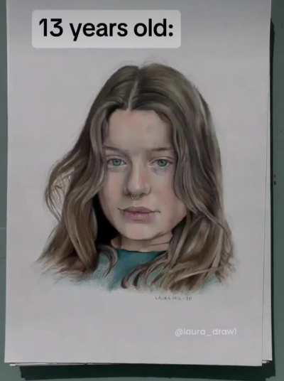 Witness the evolution of an artist from the age of 3 to age 17.