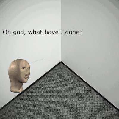 Beware the negative curvature! Carelessness may lead to... undesirable consequences...