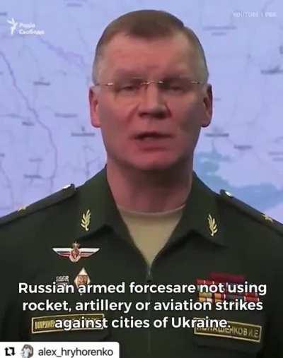 Russian assurances vs actual information