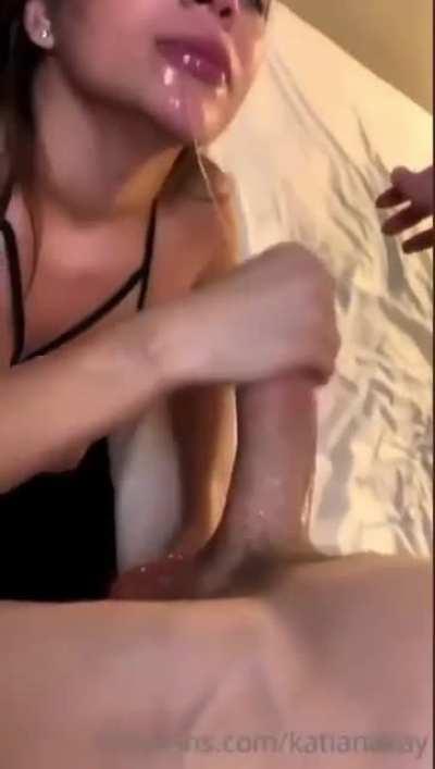 She’s taking it all 😱