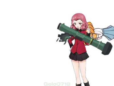 Mymy fucking gave fucking Rosehip a fucking javelin and fucking blep up fucking tamada because she's a fucking.....idk fucking (don't ask why it can fire cluster munitions)