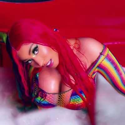 Nicki's titties are fucking huge