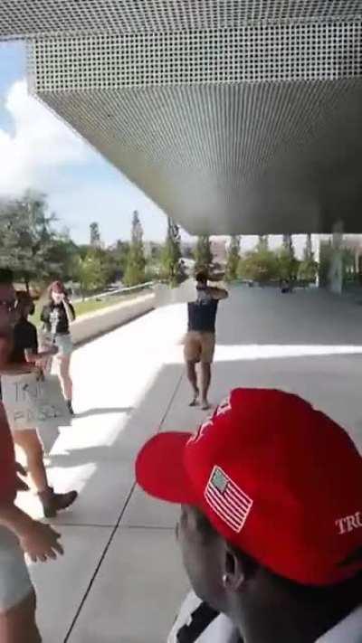 Black guy confronts white BLM activists, calls them 'self-hating liberal sheep'