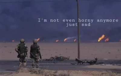 ...sometimes it's just sadness