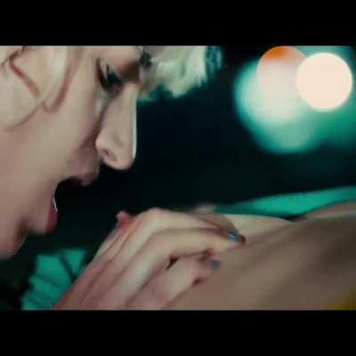 Garance Marillier and Agatha Rouselle in Titane