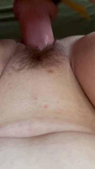 The view I get of my bull plowing my pussy