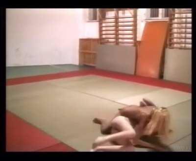 This wrestler loves breaking weak pale girls