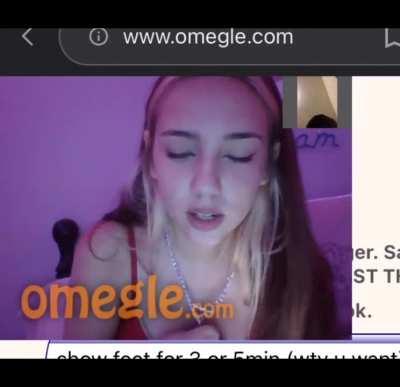 Add my telegram📲 ~OmegleFeet4 for Omegle content and more😊 My telegram is~OmegleFeet4