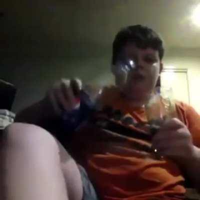 Pepsi bottle a coca cola glass