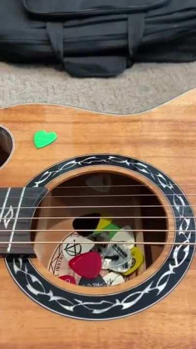 Thanks, I hate extra guitar picks.