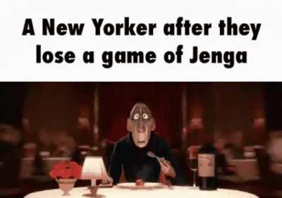 New Yorker when jenga