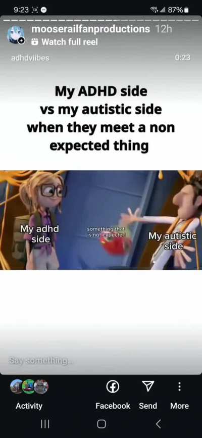 I was looking at my Instagram stories when I watched this after i posted it to my story🤣🤣