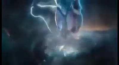 Another Detail in Flash Scene of ZSJL: If you look closely at his feet when he steps and the ground reform, you can see the lightning spin counter clockwise everytime he steps, symbolizing the reversal of time. just thought it was a genius move.