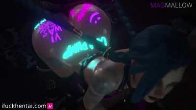 Fucking Jinx Anal and Filling Her Up