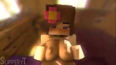 ❤minecraft jenny service breasts❤gif part 1