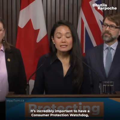 From MPP Karpoche: New year, even higher grocery prices. People across Ontario are paying more and getting less when buying food. The Ontario NDP is calling to establish an independent Consumer Protection Watchdog to tackle price gouging and promote integ