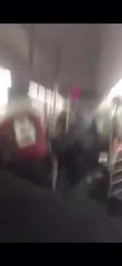 Man Slaps Soul Out of Girl on NY Subway