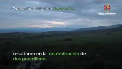 Assault on FARC positions by the Colombian army in the Uribe municipality in Meta. Nov, 2024