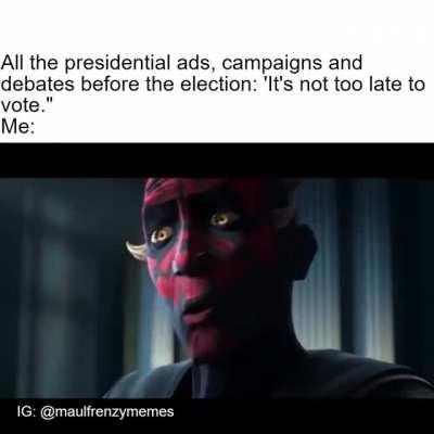 Maul knows what's happening