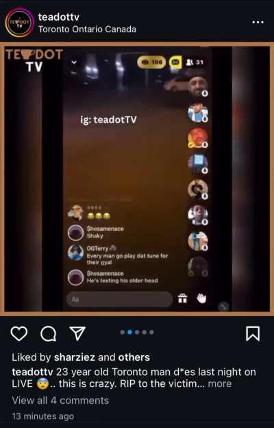 DAWG WHAT???🫢 The man who was shot dead last night was streaming LIVE on Yubo….