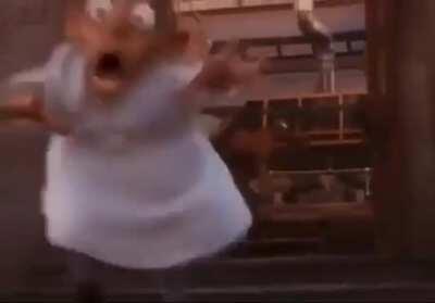 A red rat in the base!