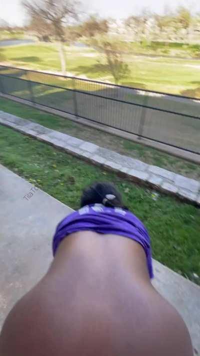 Enjoy the view just don't pull out