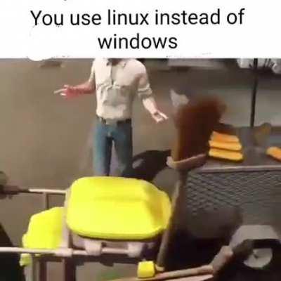 When you use debian instead of ubuntu and linux mint