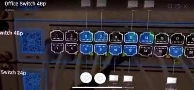 Приложение показывает клиентов на потрах коммутатора в реальном времени.