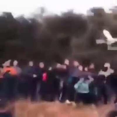 Bike stunt gone wrong..