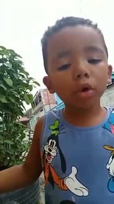 Triste: mais uma futura vítima da sociedade no Jacarezinho