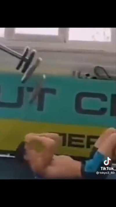 First day at the gym and last.