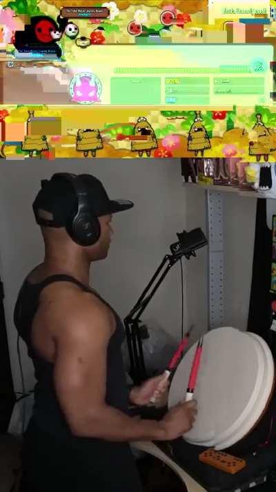 I'm definitely struggling to space my rhythm on faster songs, but we're getting better