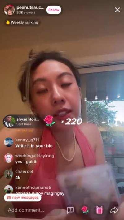 Caught slipping on tiktok