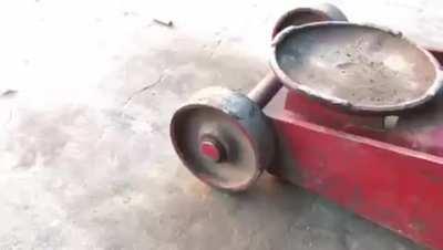 Stanced cars are mainstream , here's a cinematic shot of my stanced jack