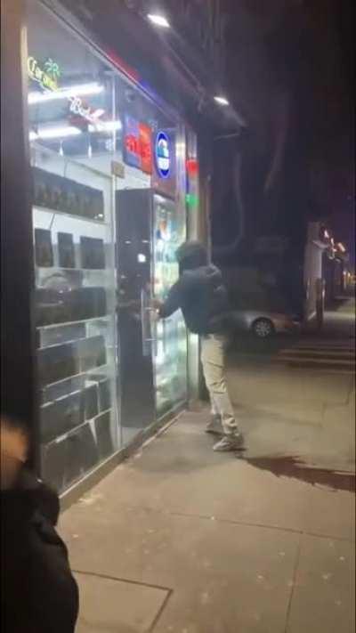 Are you sure it didn't say push to open?