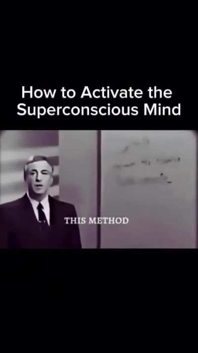 Do this to unlock the power of your superconscious mind