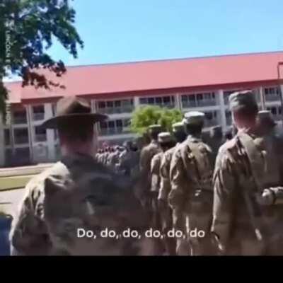 This hell-march slogan..