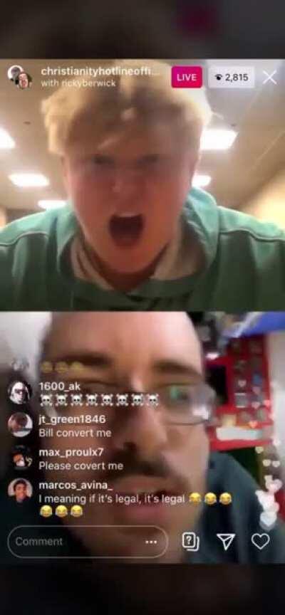 The only time punching your screen makes sense.