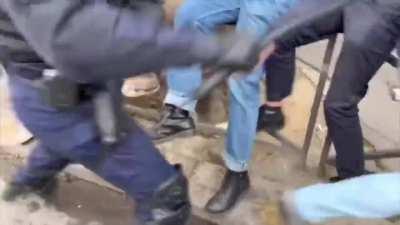 Anti-Government protests Paris France