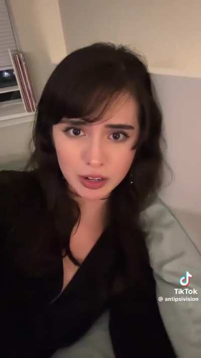 Her most recent Tiktok
