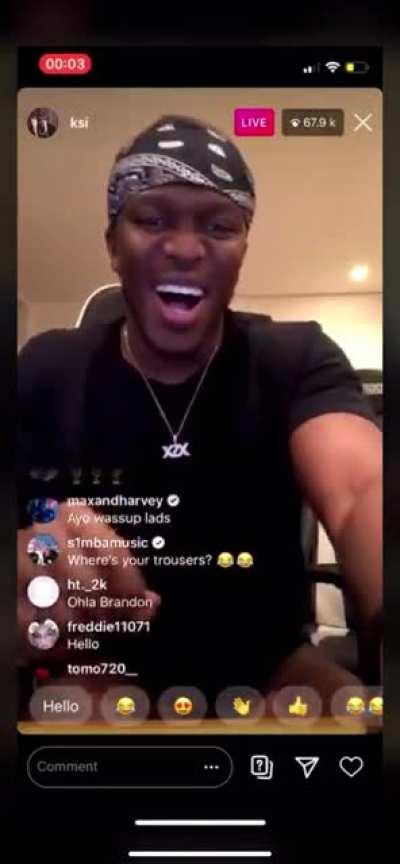 Just a fatty with no pants